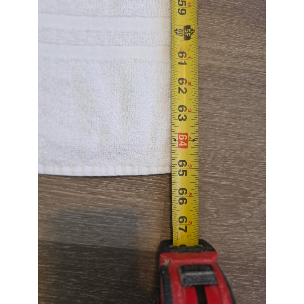 Vintage Polo Ralph Lauren Beach Towel White Red Logo 100% Cotton Made in USA - Picture 9 of 11